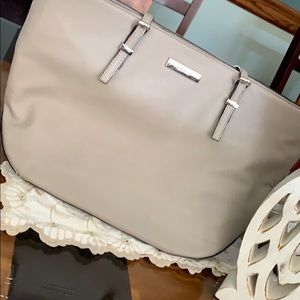 Nine West society girl tote, grey, pre-loved